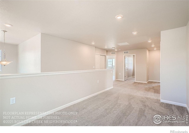 2387 Bristol St, Superior, CO 80027 - spare room with recessed lighting, carpet floors, and baseboards