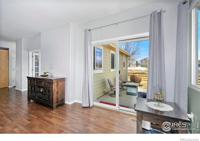 2747 Dafina Dr, Loveland, CO 80537 - interior space featuring baseboards and wood finished floors