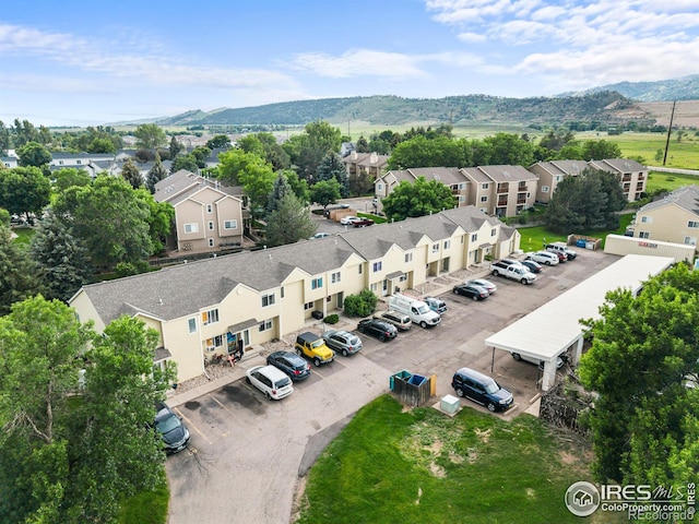 3005 Ross Dr Unit U17, Fort Collins, CO 80526 - aerial perspective of suburban area with a mountain backdrop