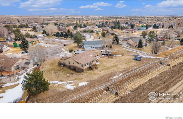 7889 Antelope Ct, Wellington, CO 80549 - bird's eye view with a residential view