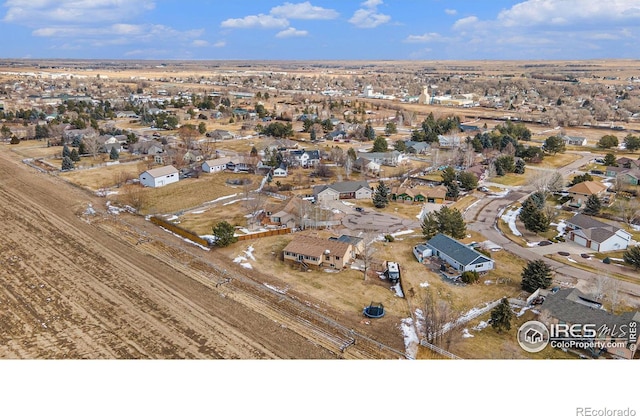 7889 Antelope Ct, Wellington, CO 80549 - aerial view featuring a residential view