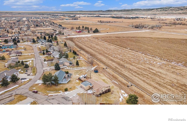 7889 Antelope Ct, Wellington, CO 80549 - bird's eye view featuring a residential view