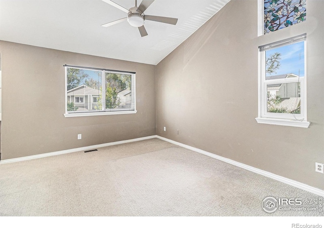4808 Hopkins Pl, Boulder, CO 80301 - unfurnished room featuring carpet flooring, a ceiling fan, and baseboards