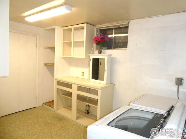 laundry area featuring hookup for an electric dryer and laundry area