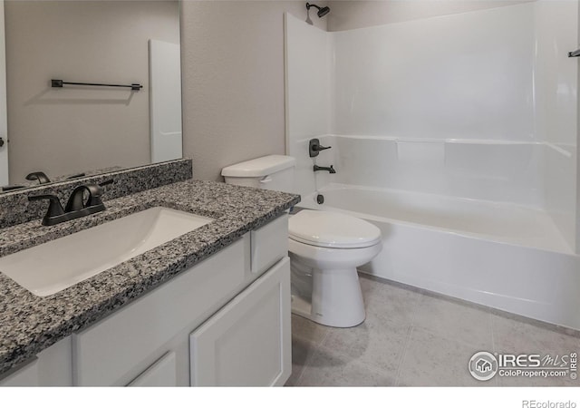 1219 105th Avenue Ct, Greeley, CO 80634 - full bathroom with toilet, vanity, and  shower combination