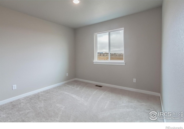 1219 105th Avenue Ct, Greeley, CO 80634 - empty room featuring recessed lighting, carpet floors, baseboards, and visible vents
