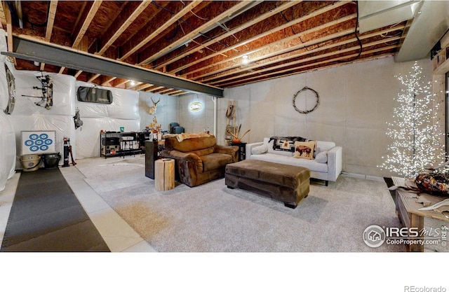1563 Stoneseed St, Berthoud, CO 80513 - view of unfinished basement
