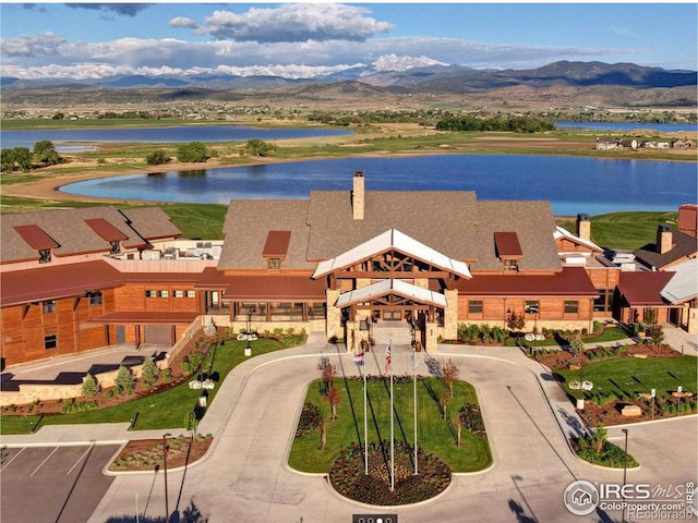 1563 Stoneseed St, Berthoud, CO 80513 - bird's eye view with a water and mountain view
