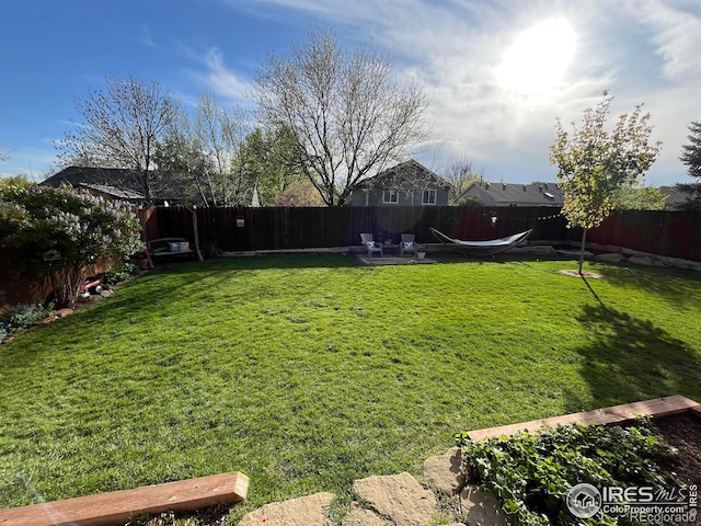 584 Sunwood Dr, Loveland, CO 80538 - view of yard with a fenced backyard