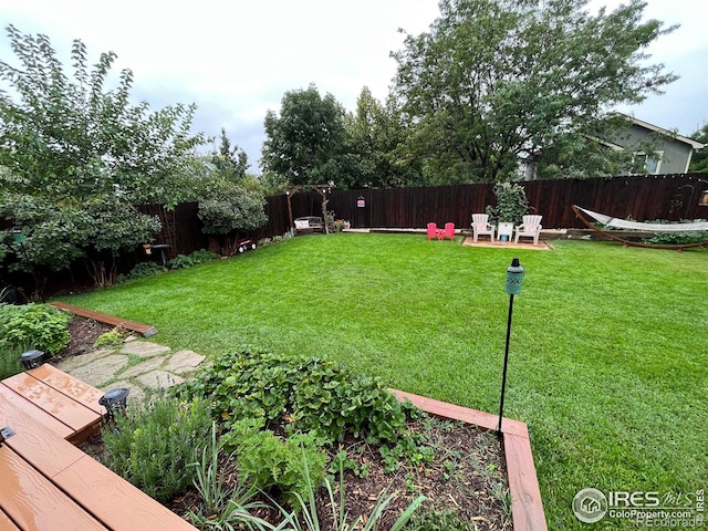 584 Sunwood Dr, Loveland, CO 80538 - view of yard featuring a fenced backyard