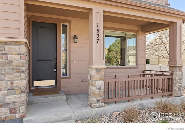 1827 Prairie Ridge Dr, Fort Collins, CO 80526 - property entrance with stone siding