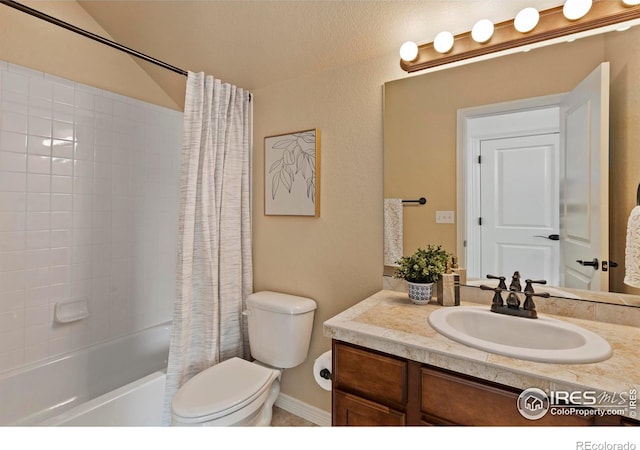 1827 Prairie Ridge Dr, Fort Collins, CO 80526 - bathroom with shower / tub combo with curtain, toilet, and vanity