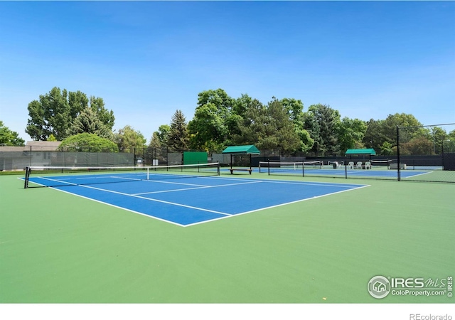1315 Kirkwood Dr Unit 804, Fort Collins, CO 80525 - view of tennis court with fence