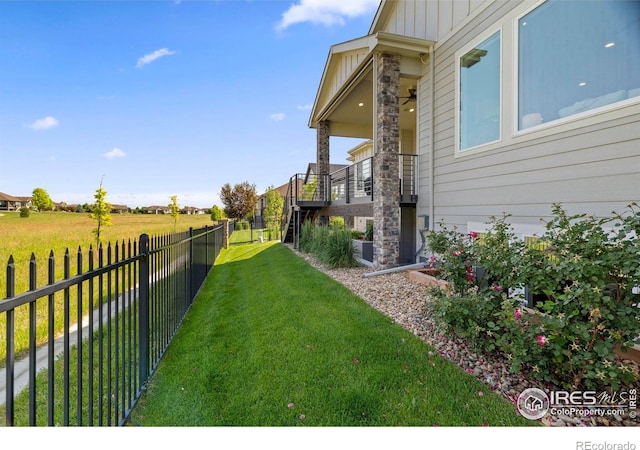 5977 Crooked Stick Dr, Windsor, CO 80550 - view of yard with stairway