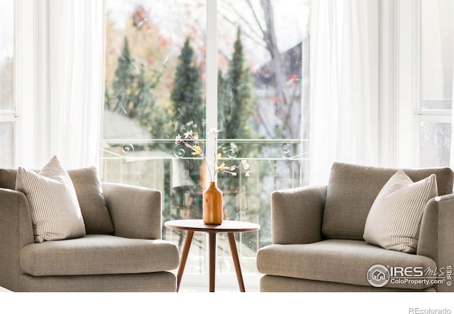 view of sitting room