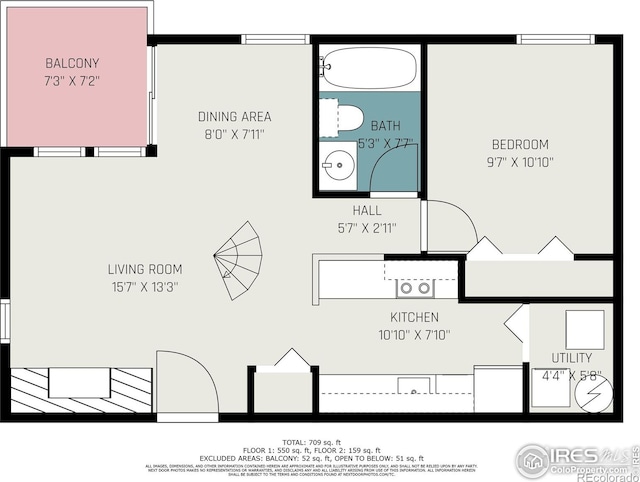 4501 E Boardwalk Dr Unit A9, Fort Collins, CO 80525 - floor plan