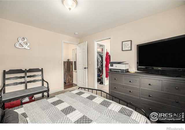9331 Irving St, Westminster, CO 80031 - bedroom featuring a spacious closet, baseboards, and a closet