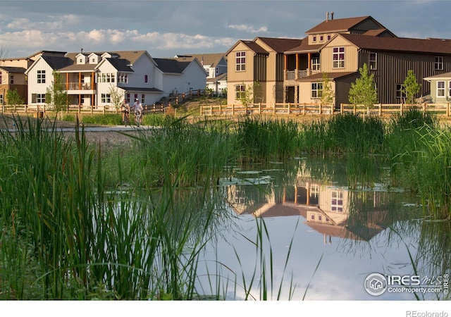 4284 Trapper Lake Dr, Loveland, CO 80538 - view of water feature featuring a residential view