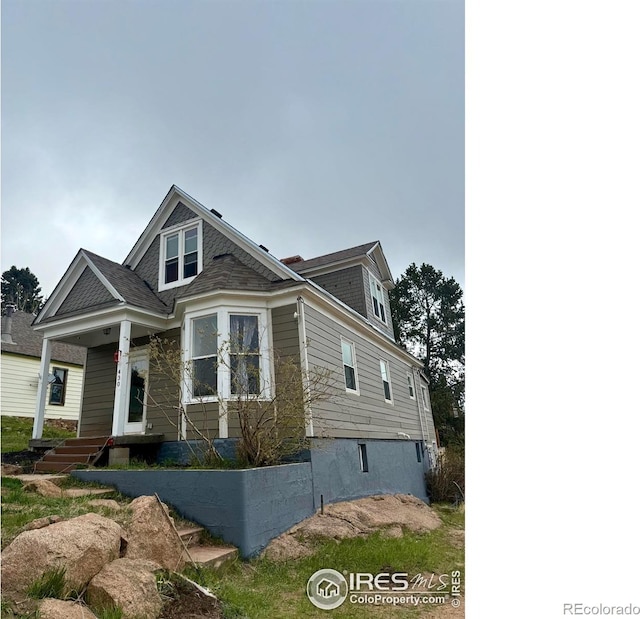 430 S 4th St, Victor, CO 80860 - view of front of house featuring a porch