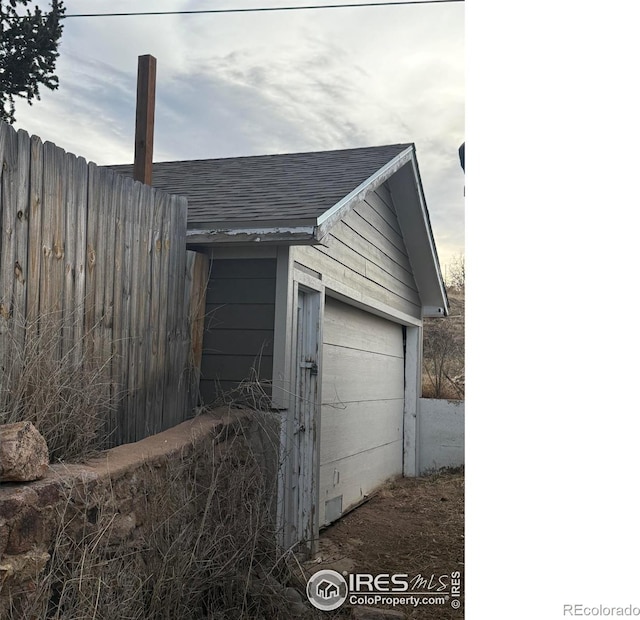 430 S 4th St, Victor, CO 80860 - view of detached garage