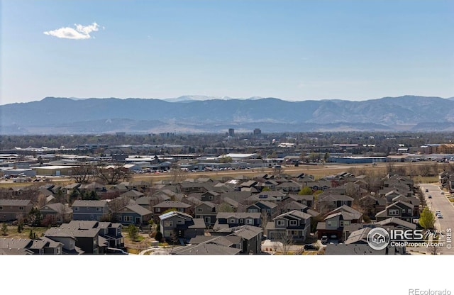 381 Pilsner St, Fort Collins, CO 80524 - mountain view featuring a residential view