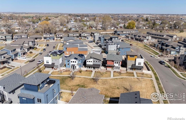 381 Pilsner St, Fort Collins, CO 80524 - birds eye view of property with a residential view