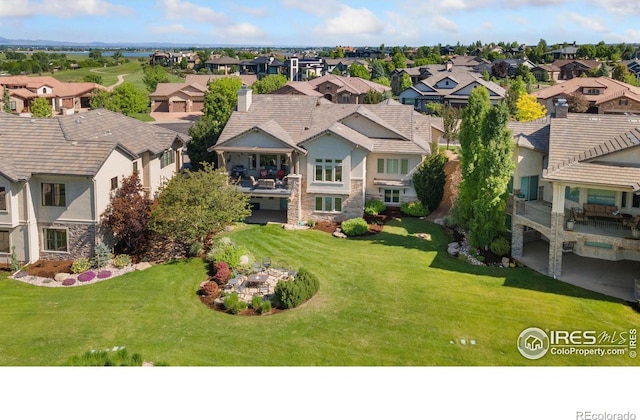 6701 Clovis Ct, Timnath, CO 80547 - aerial perspective of suburban area
