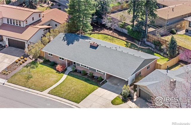 545 S Harrison Ln, Denver, CO 80209 - aerial view featuring a residential view