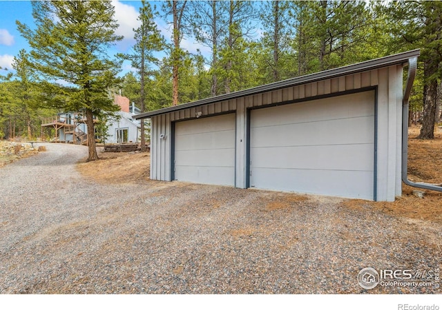 712 Aspen Dr, Lyons, CO 80540 - view of detached garage