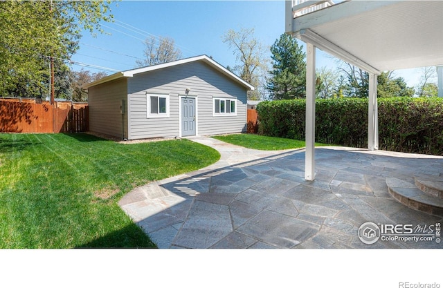 1835 Columbine Ave, Boulder, CO 80302 - view of patio / terrace featuring a fenced backyard