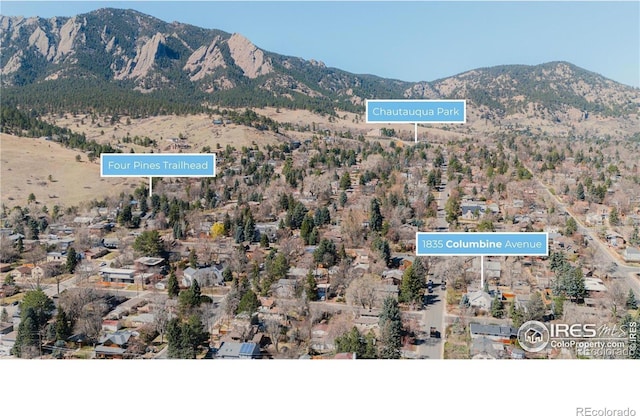 1835 Columbine Ave, Boulder, CO 80302 - property view of mountains