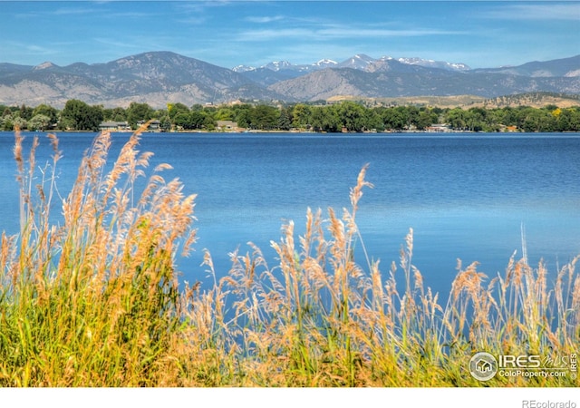 800 W 10th St, Loveland, CO 80537 - property view of water with a mountain view