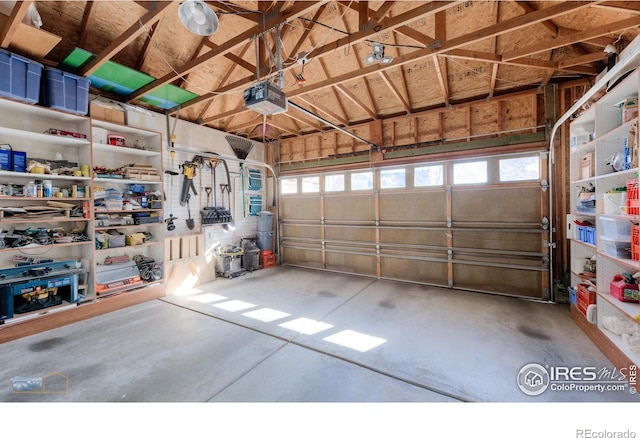4921 Fountain St, Boulder, CO 80304 - garage with a garage door opener