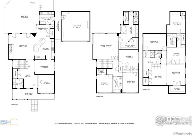 4921 Fountain St, Boulder, CO 80304 - floor plan / room layout