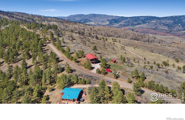 13236 Otter Rd, Loveland, CO 80538 - aerial view of sparsely populated area with mountains