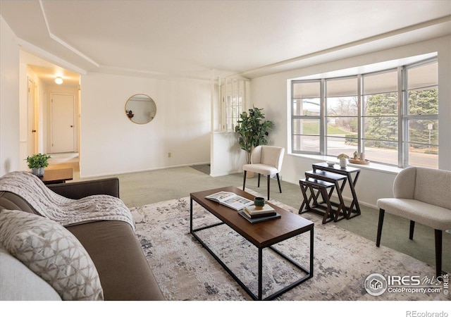 2610 Heidelberg Dr, Boulder, CO 80305 - carpeted living area featuring baseboards
