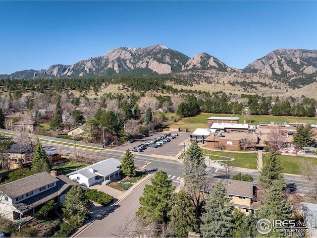 2610 Heidelberg Dr, Boulder, CO 80305 - drone / aerial view featuring a mountain view