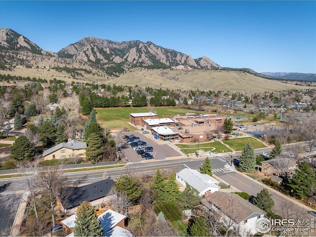 2610 Heidelberg Dr, Boulder, CO 80305 - aerial view featuring a mountain view and a residential view