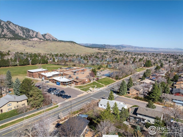 2610 Heidelberg Dr, Boulder, CO 80305 - birds eye view of property featuring a mountain view and a residential view