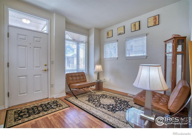 835 Kane Dr Unit 25, Longmont, CO 80501 - foyer featuring baseboards and wood finished floors