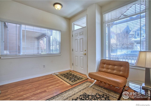 835 Kane Dr Unit 25, Longmont, CO 80501 - foyer with wood finished floors and baseboards