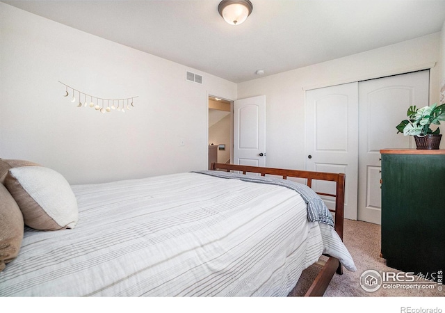 2118 74th Avenue Ct, Greeley, CO 80634 - carpeted bedroom featuring a closet and visible vents