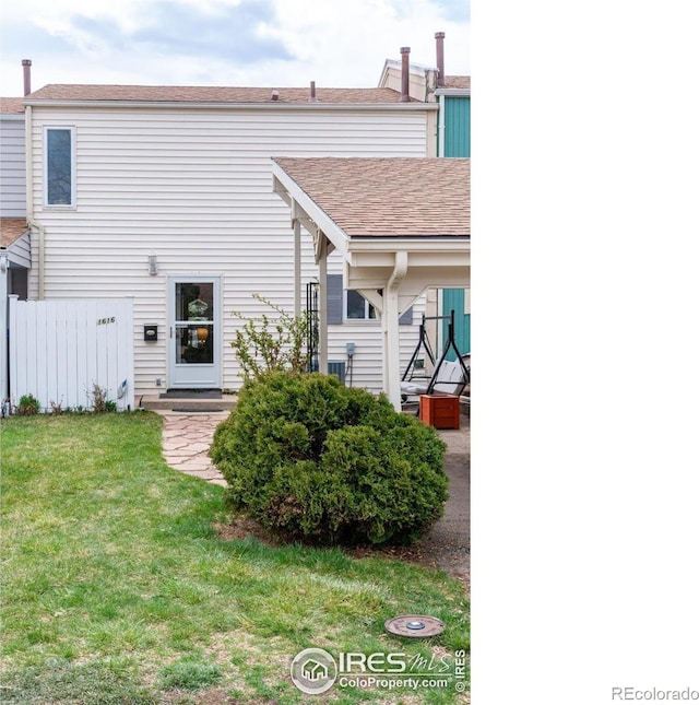 1616 Longbow Ct, Lafayette, CO 80026 - back of house with a shingled roof