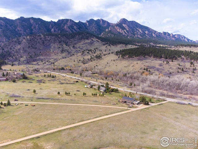 3786 Eldorado Springs Dr, Boulder, CO 80303 - mountain view with a rural view