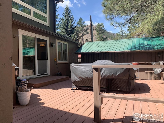 198 Poudre River Rd, Bellvue, CO 80512 - view of deck