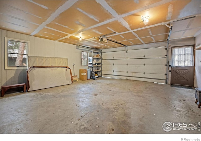 198 Poudre River Rd, Bellvue, CO 80512 - garage with a garage door opener