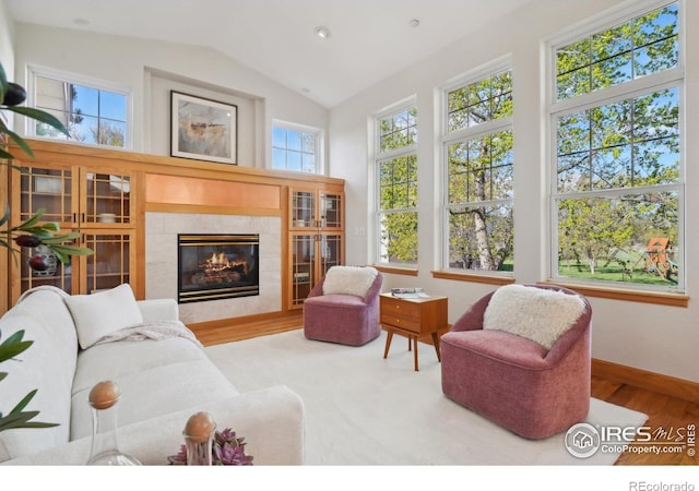 interior space featuring french doors
