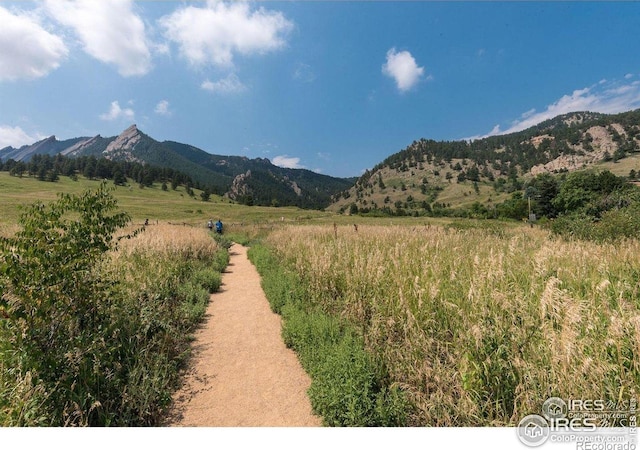 2276 Goss Cir, Boulder, CO 80302 - mountain view featuring a rural view