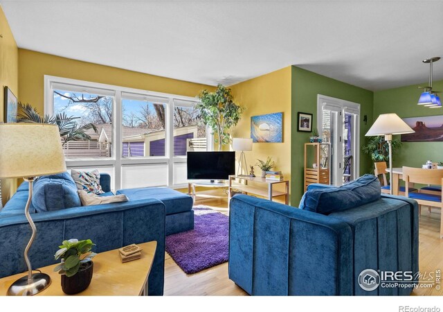 2276 Goss Cir, Boulder, CO 80302 - living area with light wood finished floors