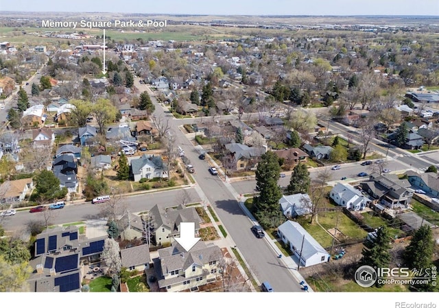 245 Spruce St, Louisville, CO 80027 - birds eye view of property with a residential view